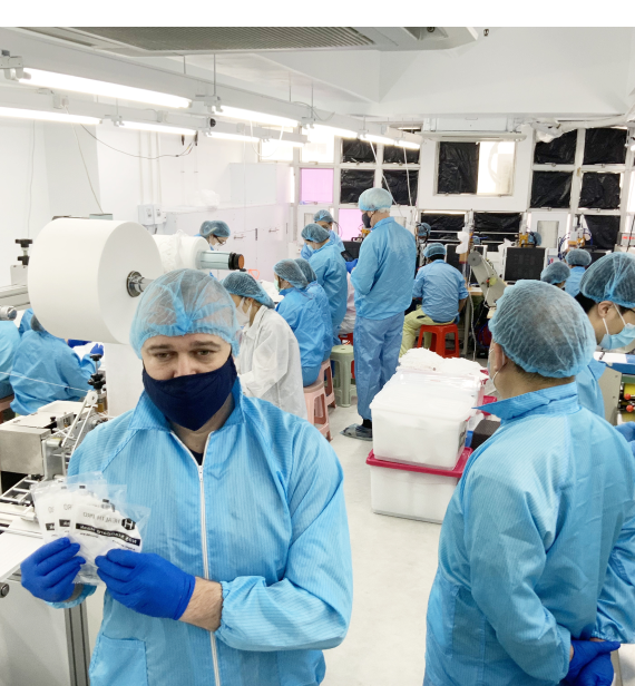 medical workers in masks